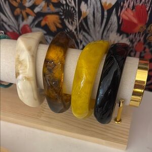 Vibrant Resin Bangle